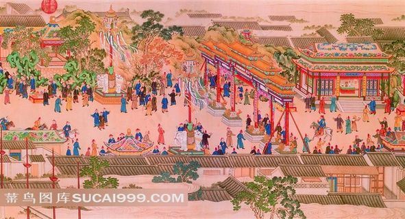 古代王公大臣们的生活场景