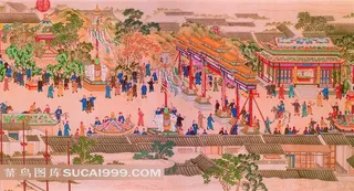 古代王公大臣们的生活场景