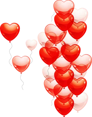 卡通简笔气球飞