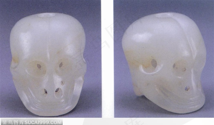 中华传统工艺-镂空雕刻的人头