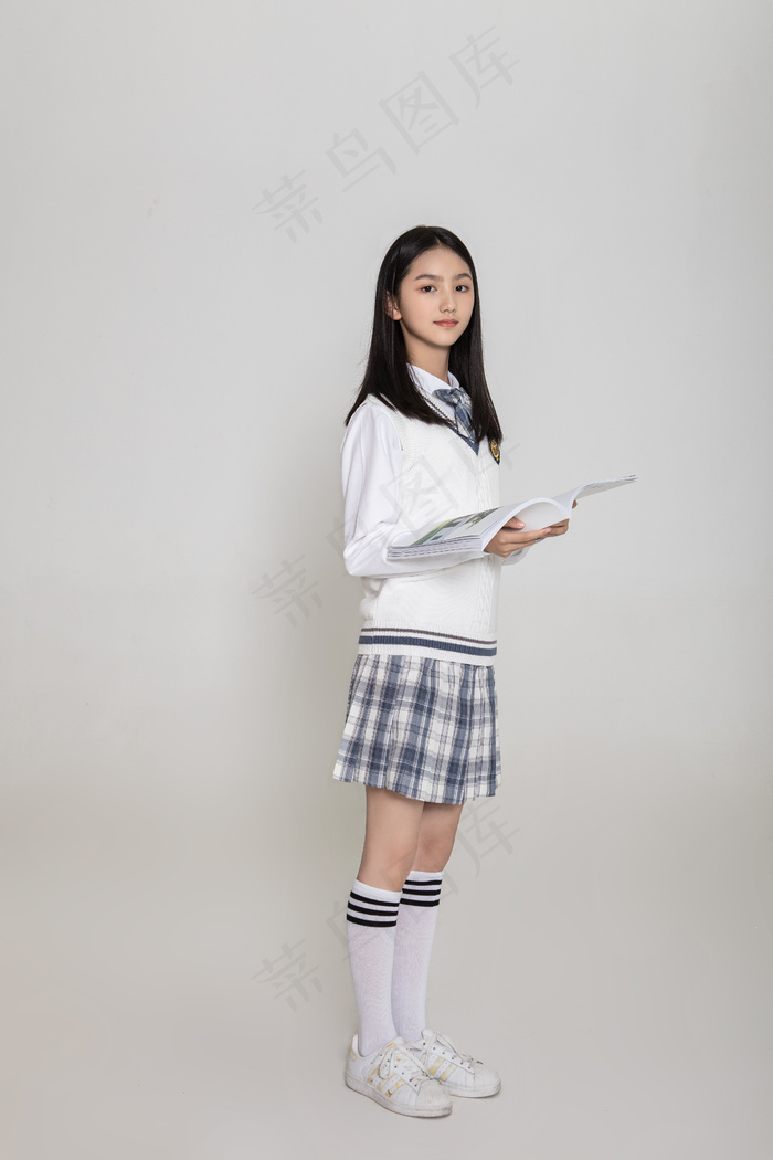 清新唯美可爱的女孩摄影图片