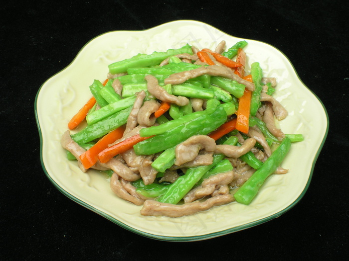 家常菜|美食|菜谱|菜单|0294凉瓜炒牛柳1