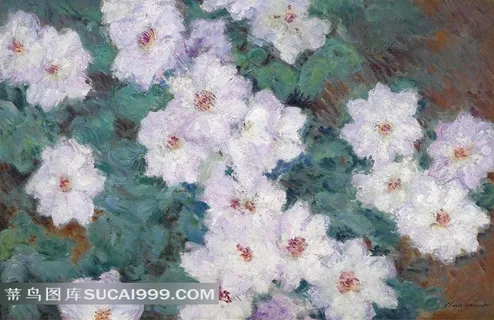 莫奈名画之花朵