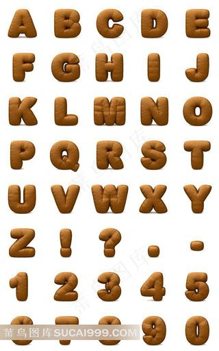 金属字母模板合集