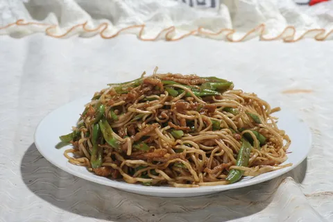 豆角焖面  摄影 