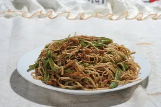 豆角焖面  摄影 