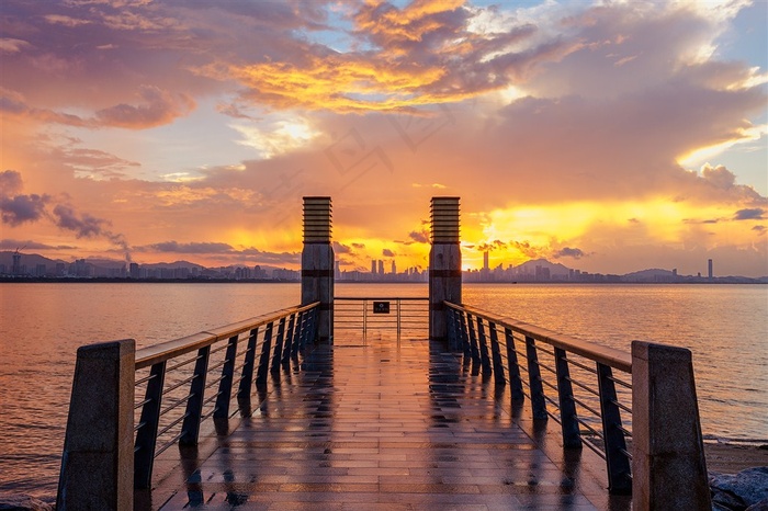 深圳湾风景素材图片