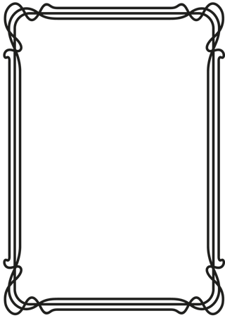 欧式复古线条边框花纹AI矢量LOGO角框花边分割线设计PSD卡片素材