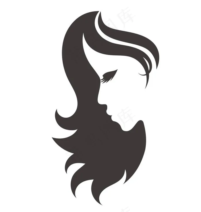 矢量美发女郎cdr矢量模版下载