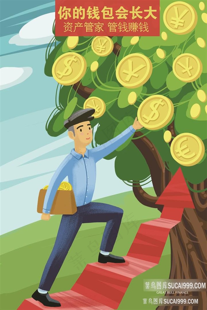 巨牛理财投资海报