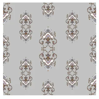 矢量AI奢华欧式宫廷风洛可可花纹装饰图案服装围巾印花底纹素材