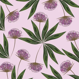 花卉唯美手绘花朵面料纹理手机壳布料面料印花服装矢量图案素材