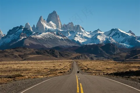 空无一人笔直的公里高清图片 空无一人笔直的公里高清图片