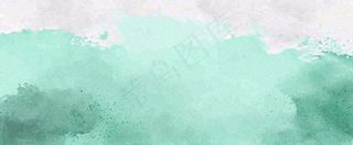 绿色水彩斑驳背景