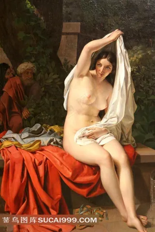 贝斯希巴 布留洛夫油画图片素材