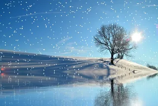 圣诞节冬天背景风景