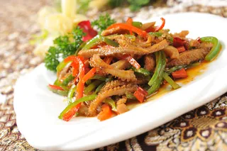 哈萨克辣爆牛肚餐饮菜单高清图