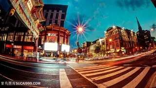 街景高楼大厦建筑壁纸