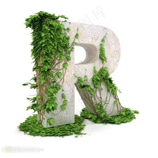 3D字母R设计素材