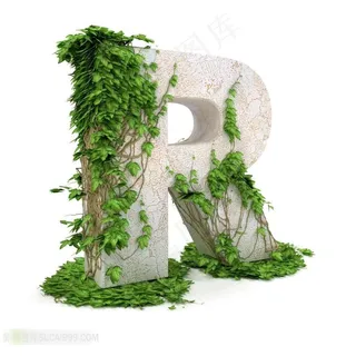 3D字母R设计素材