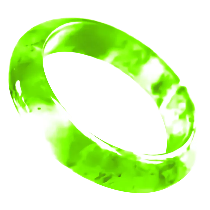 手镯免抠图黄绿
