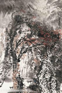 水墨树高清艺术挂画