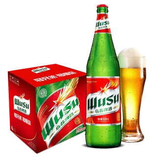 乌苏 (3)啤酒超市商品白底图免抠实物摄影png格式图片透明底
