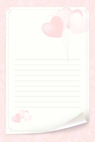 简约信纸模板背景