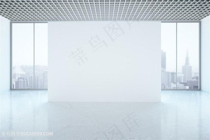 简约明亮办公室装修高清图