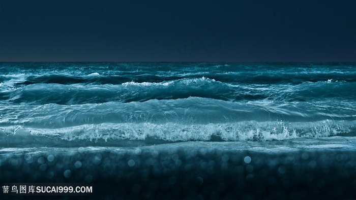 海浪海景风景画壁纸