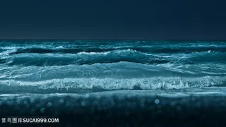 海浪海景风景画壁纸