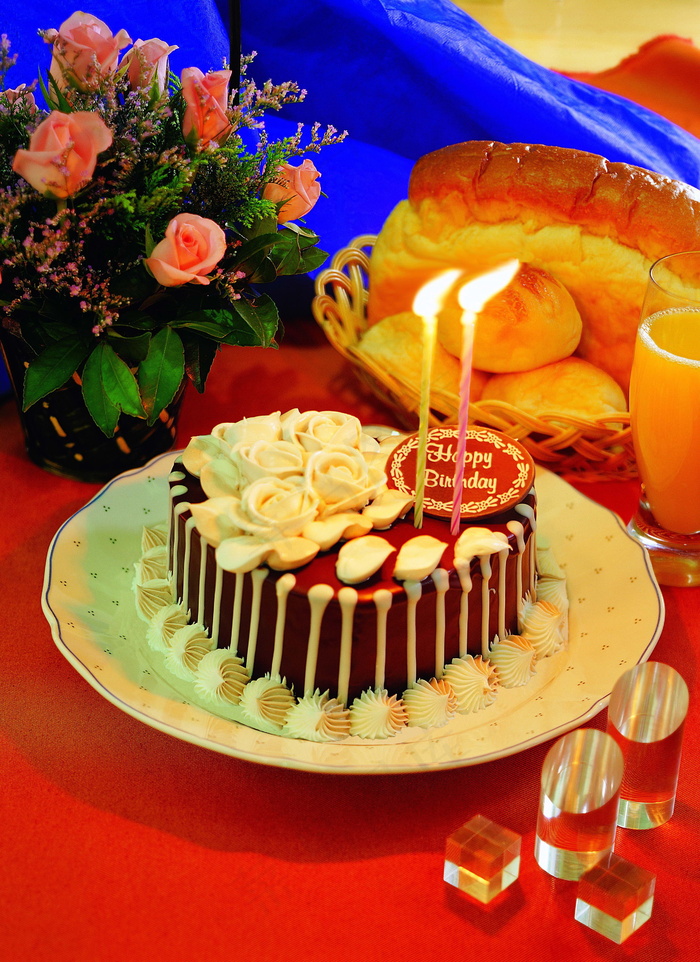 心型创意蛋糕图片