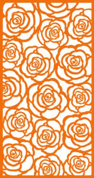 雕刻 田园 镂空 现代 边框