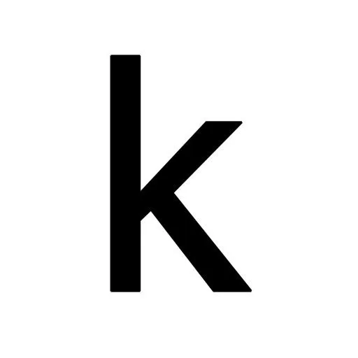 字母K PNG免抠(1500x1500)