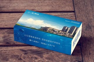 海景房地产抽纸盒案场物料
