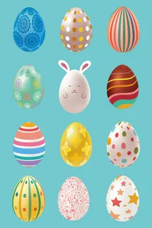 AI矢量节日彩蛋