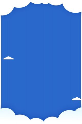 蓝天白云蓝色背景‘