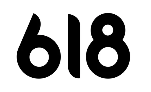 618标题节日主题海报矢量免抠