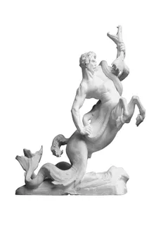 雕塑素材psd模版