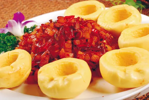 0911XC-534萝卜丁炒肉粒