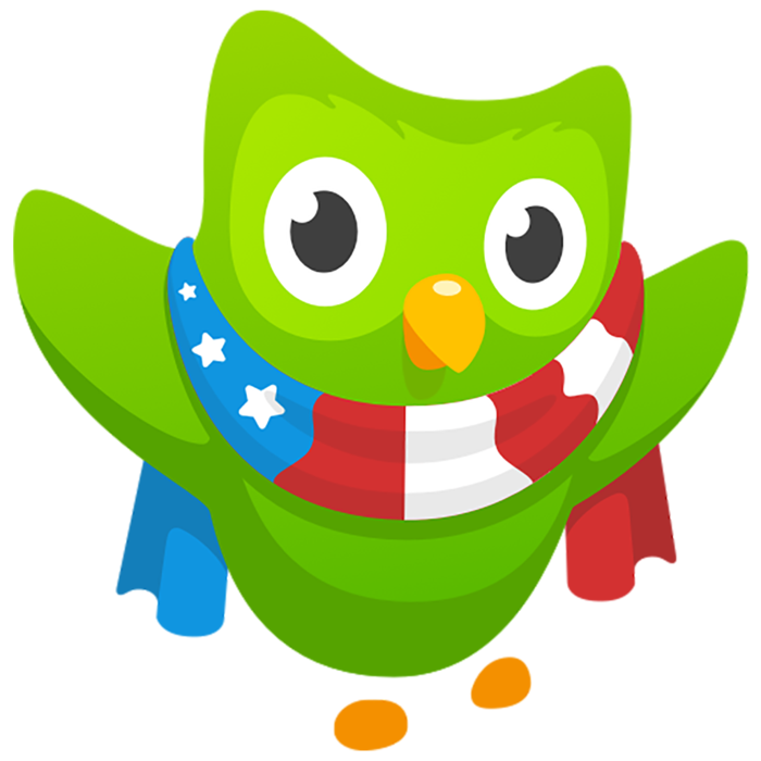 小鸟美国元素卡通