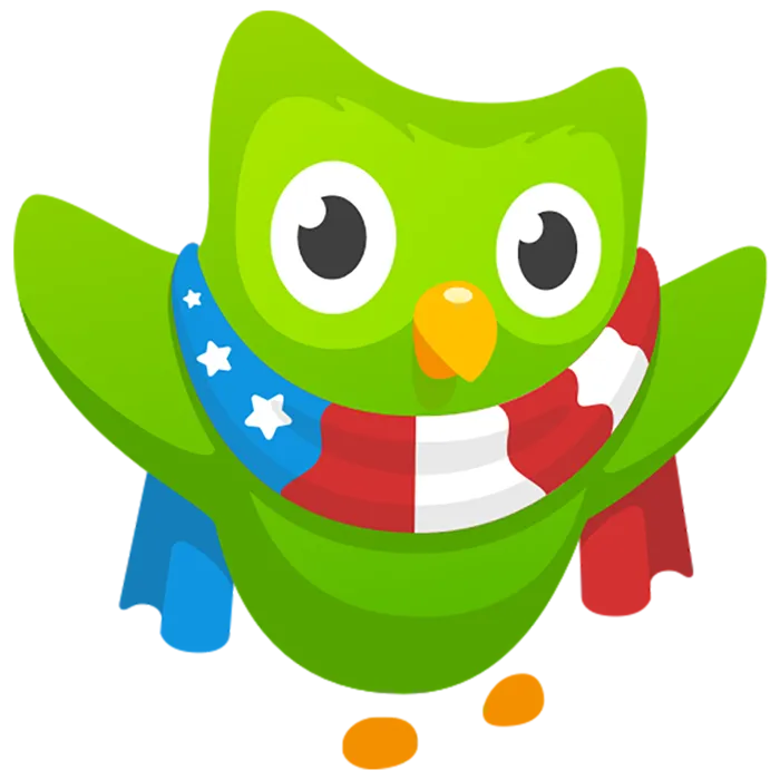 小鸟美国元素卡通