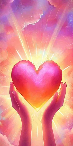 浪漫爱心情人节粉色爱情关爱