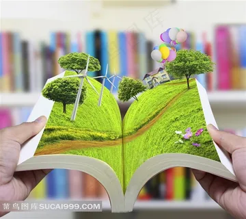 图书中的风景图片