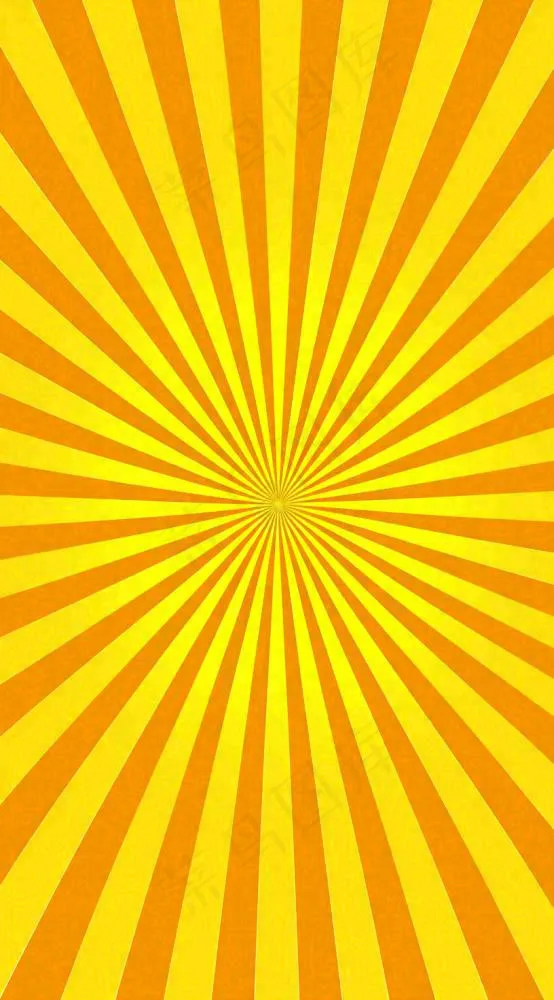 黄色渐变旋转放射背景(816x1472)