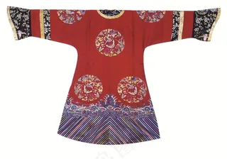 服装样式中国绣花摄影图片