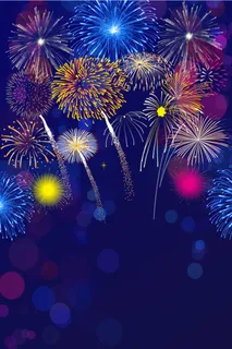 梦幻烟花元素 梦幻烟花元素