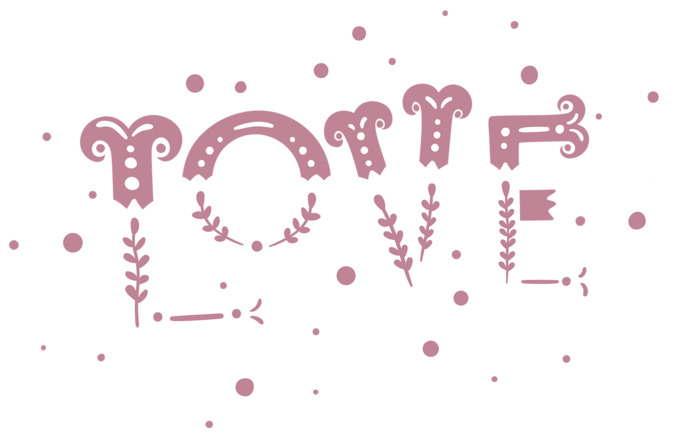 卡通简笔love