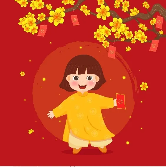 设计新年小孩红包eps,ai矢量模版下载