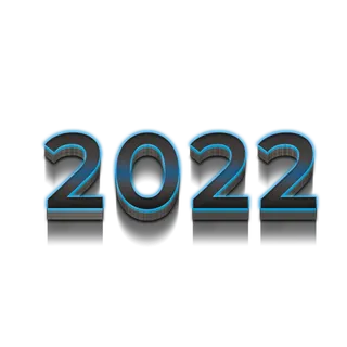 2022新年艺术创意字体虎年3D立体标题数字文字png免抠字素材